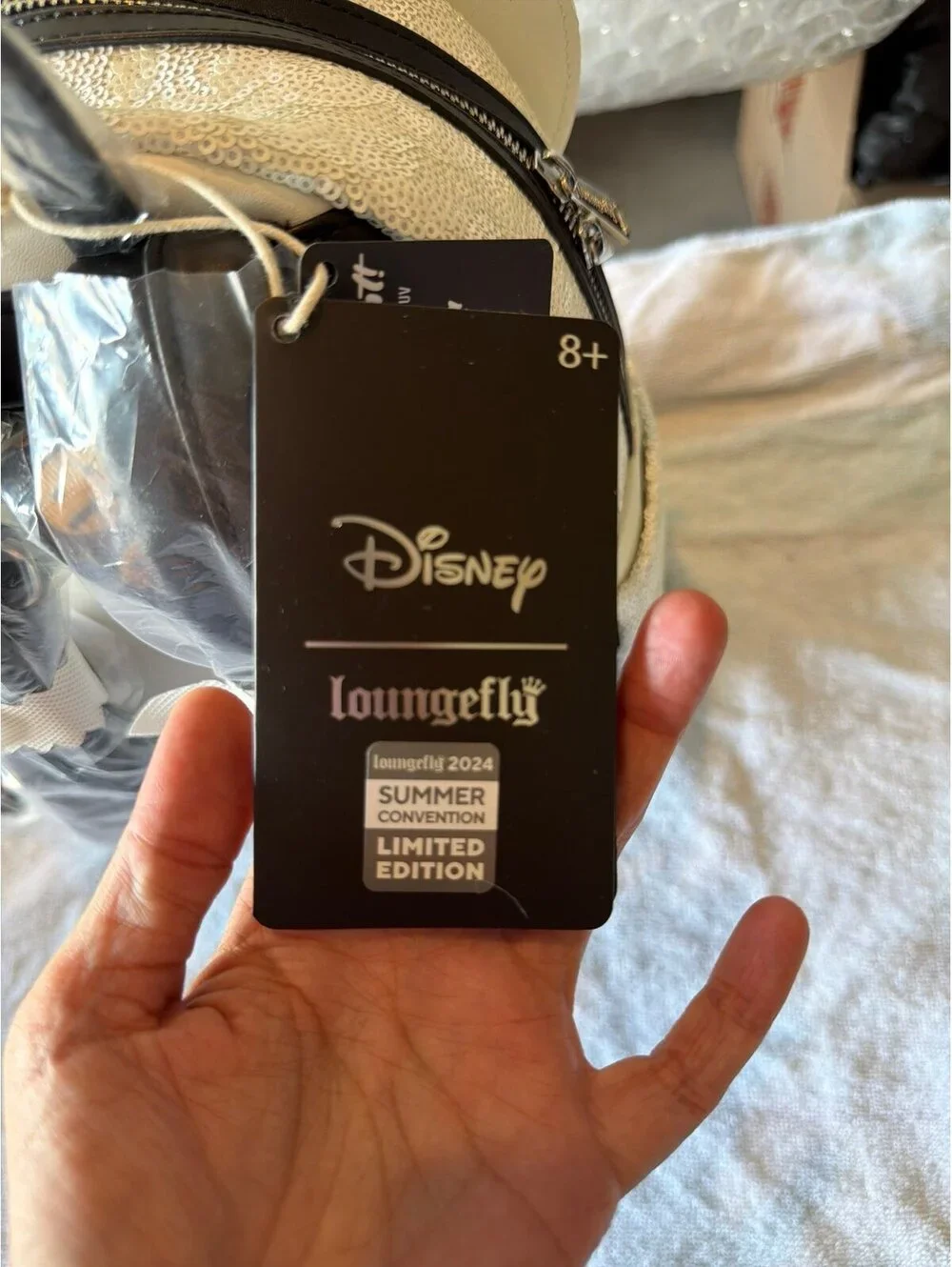 Loungefly Disney Big Hero 6 Baymax Sequin D23 Backpack NWT